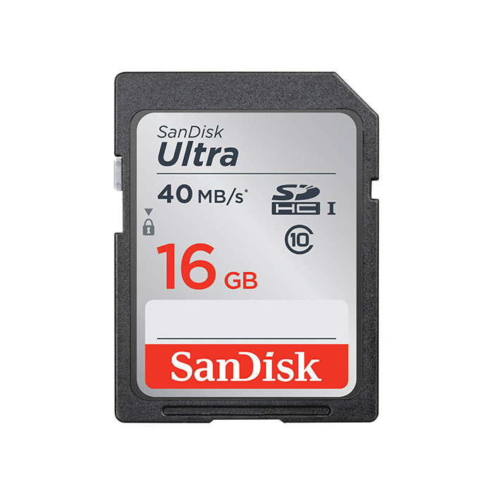 Флеш память SDHC 16Gb SanDisk Ultra Class 10 UHS-1 (SDSDUNC-016G-GN6IN)