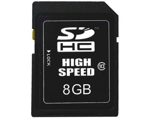 Флеш память SDHC 8GB High Spid (Class 10)