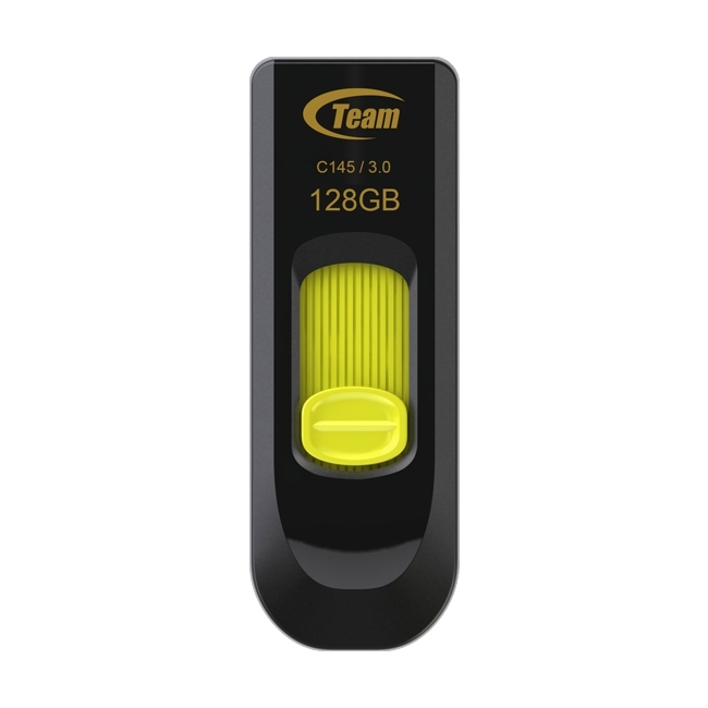 Флеш память USB 128GB Team C145 Yellow USB 3.1 (TC1453128GY01)