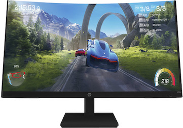 32" Монітор НР X32c Gaming (33K31AA), (FHD, IPS, HDMI, DP), 165 Гц, 1 мс
