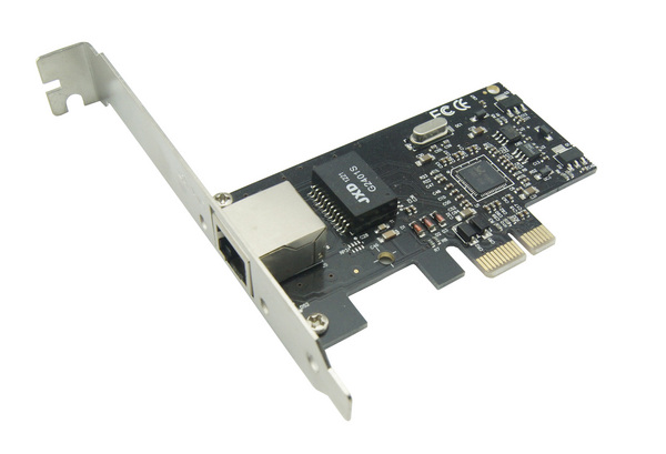 Мережева плата Dynamode Realtek RTL8111C 10/100/1000 Мбит/с PCI-E 1 порт 