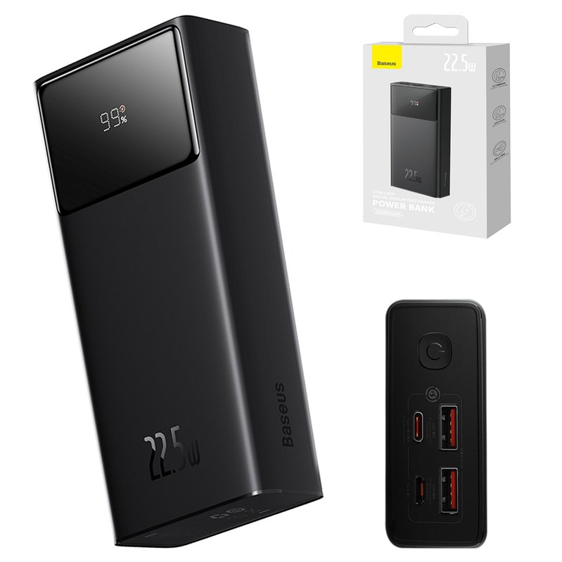 Портативні акумулятори (Power Bank) Baseus 20000mAh 22.5W (PPXJ060001)