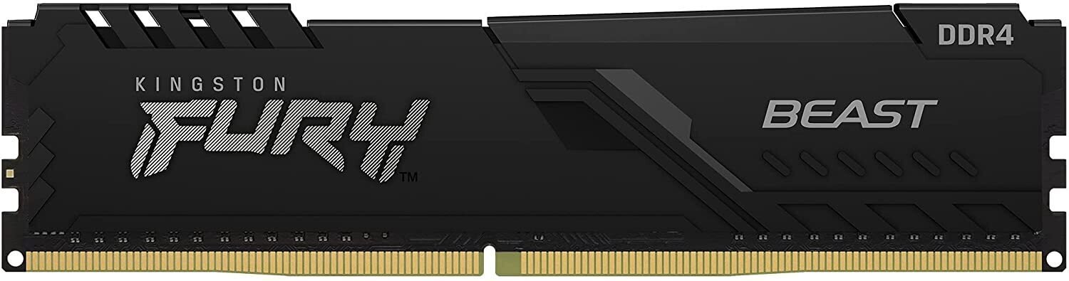 Модуль пам'яті DDR4 32GB 3200MHz Kingston Fury Beast Black (KF432C16BB/32)