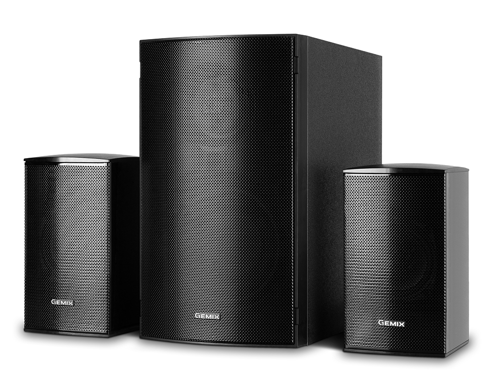 Колонки Gemix SB-140BT, система 2.1, потужність 46 Вт, Black