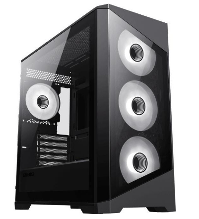 Корпус GAMEMAX Destroyer TGB, Black, без БЖ