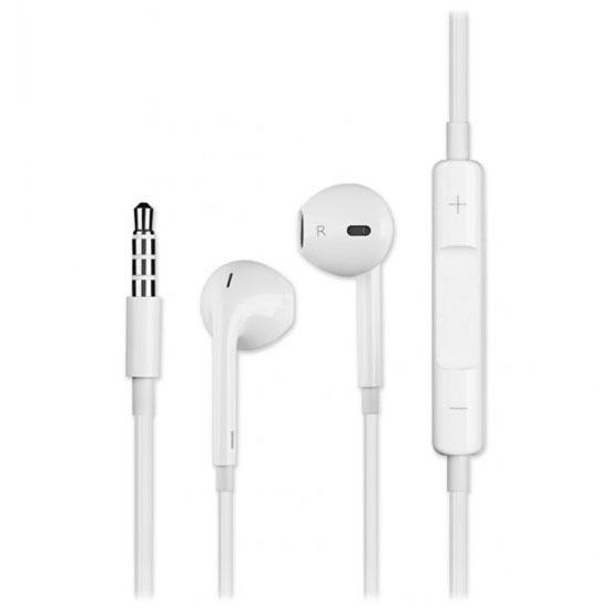 Наушники iPhone, Earpods с микрофоном (MD827FE/A)