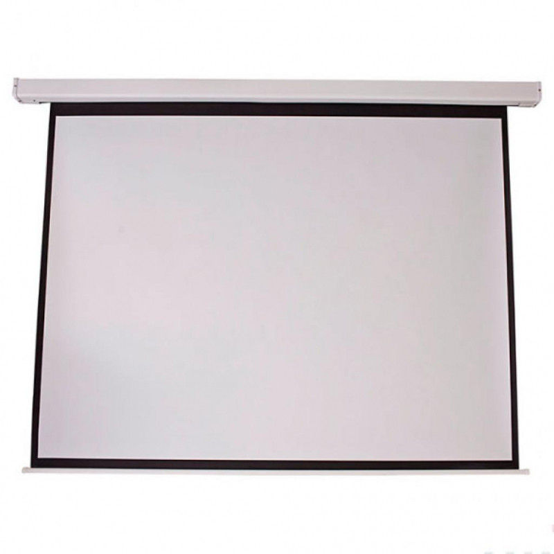 Проекційний екран Atria TRM-NTSC-100D на стійці, пряма, підвісний, 203 см, 153 см, 4:3, MaxWhite