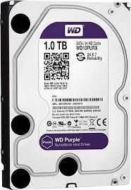 Жорсткий диск HDD 1TB 5400 WD SATA3 64 Mb, Purple (WD10PURX) 