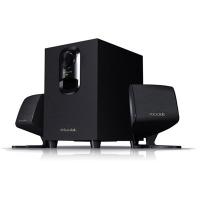 Колонки MicroLab M-108, система 2.1, саб-деревина/сат-пластик, 6Вт+2*2.5Вт, Black