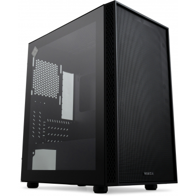 Корпус Vinga CS314B Minitower, Micro ATX, без БЖ, Black