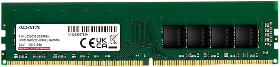 Модуль пам'яті DDR4 32GB 3200 MHz ADATA (AD4U320032G22-SGN)