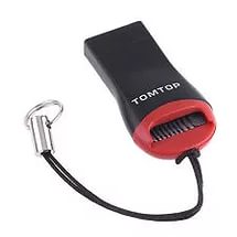 Кард-рідер USB 2.0, формат MicroSD, (blister)