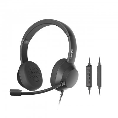 Навушники A4Tech FH150U Black, з мікрофоном