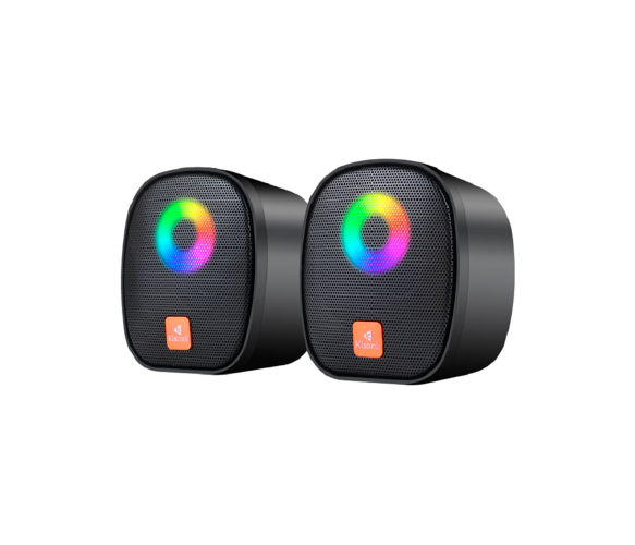 Колонки Kisonli X11, 2x3,0W, Black, USB (X11)