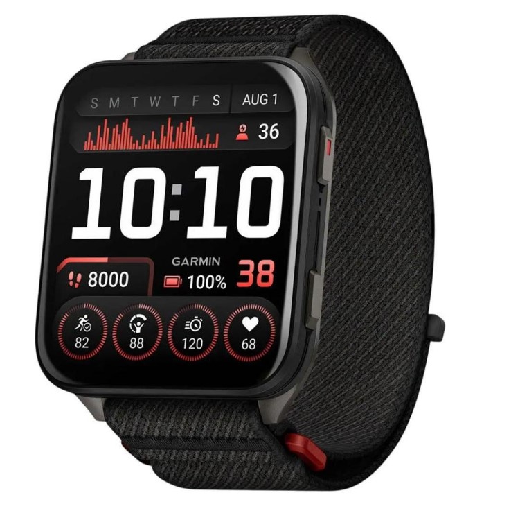 Смарт-часы Garmin Venu X1 Black with Slate Titanium Caseback and Black ComfortFit Nylon Band (010-02980-00/02)