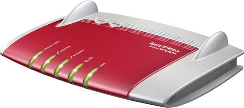 Маршрутизатор AVM FRITZ!Box 7360 (N300, 2 х GE LAN, 2 х FE LAN, 2 х USB 2.0, внутрішня антена)