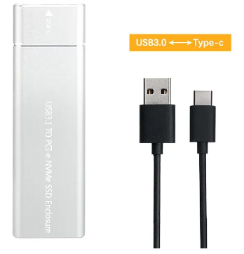 Кишеня для SSDM.2 SHL-R320 Metal Case M,2 SSD, NVMe, 1xUSB 3.0