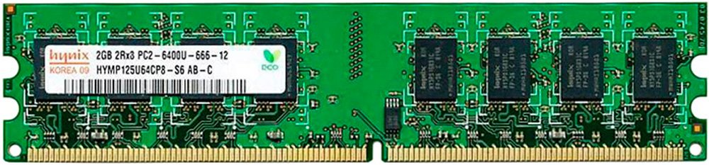 Модуль пам'яті DDR II 2048Mb 800 MHz PC-6400 Hynix (HYMP125U64CP8-S6)