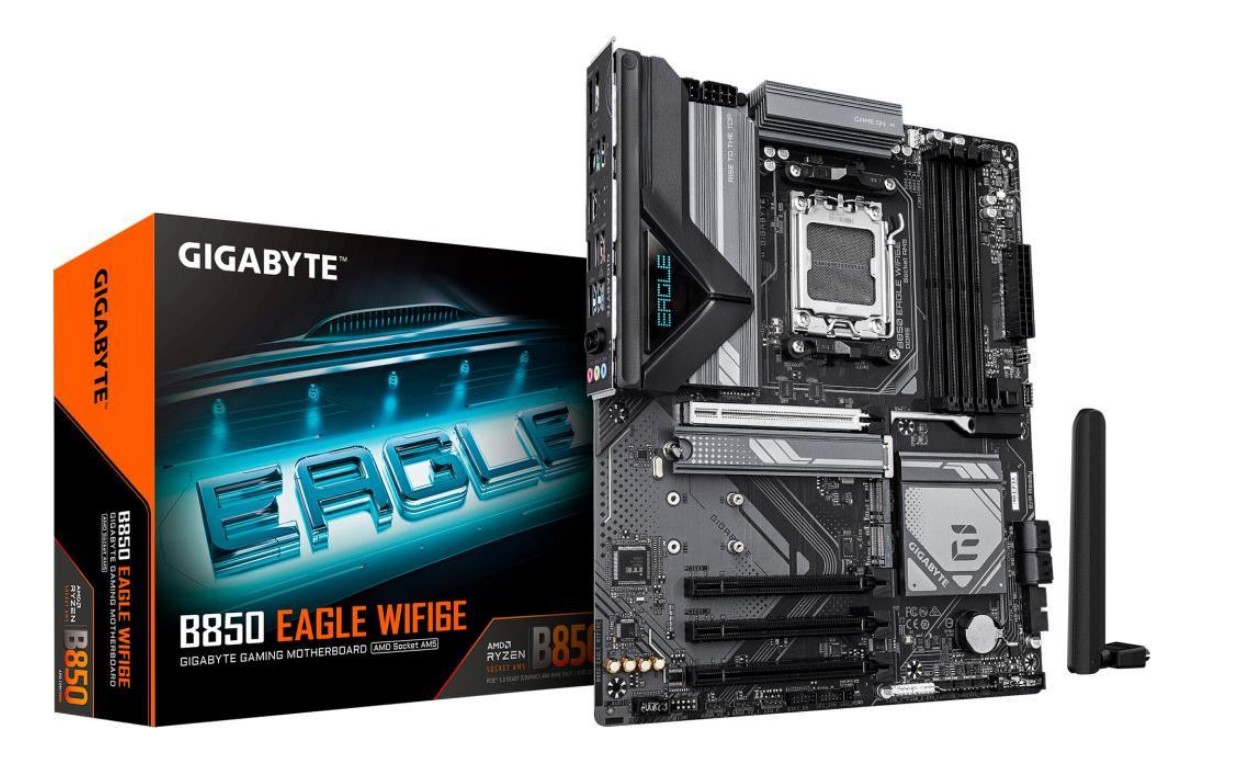 Материнська плата Gigabyte B850 EAGLE WIFI6E (sAM5, AMD B850, PCI-Ex16) 