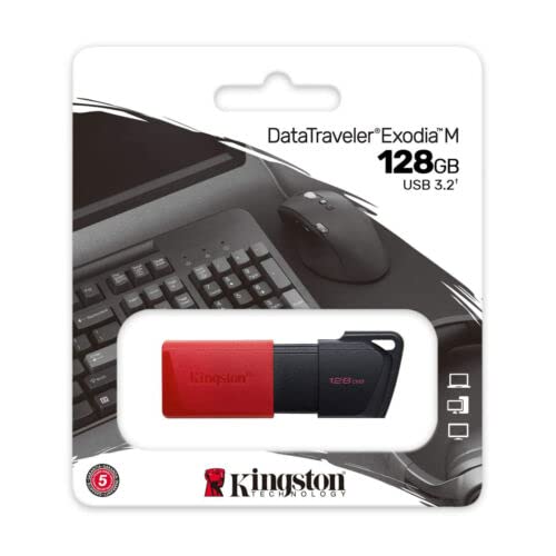 Флеш память USB 128GB Kingston DataTraver Exodia M USB3.2 (DTXM/128GB)