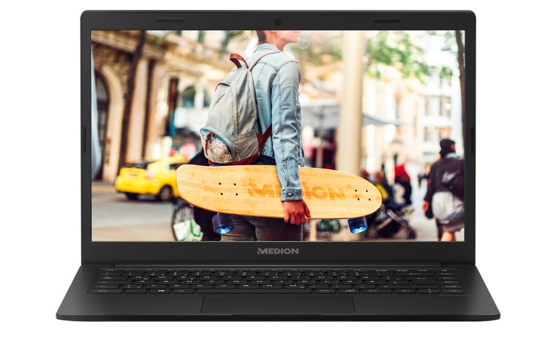 Ноутбук Medion AKOYA E4251, 14"FHD, Intel Pentium N5000 (2.16 ГГц), RAM 4GB, SSD 256GB, Intel UHD, Win 10 Home