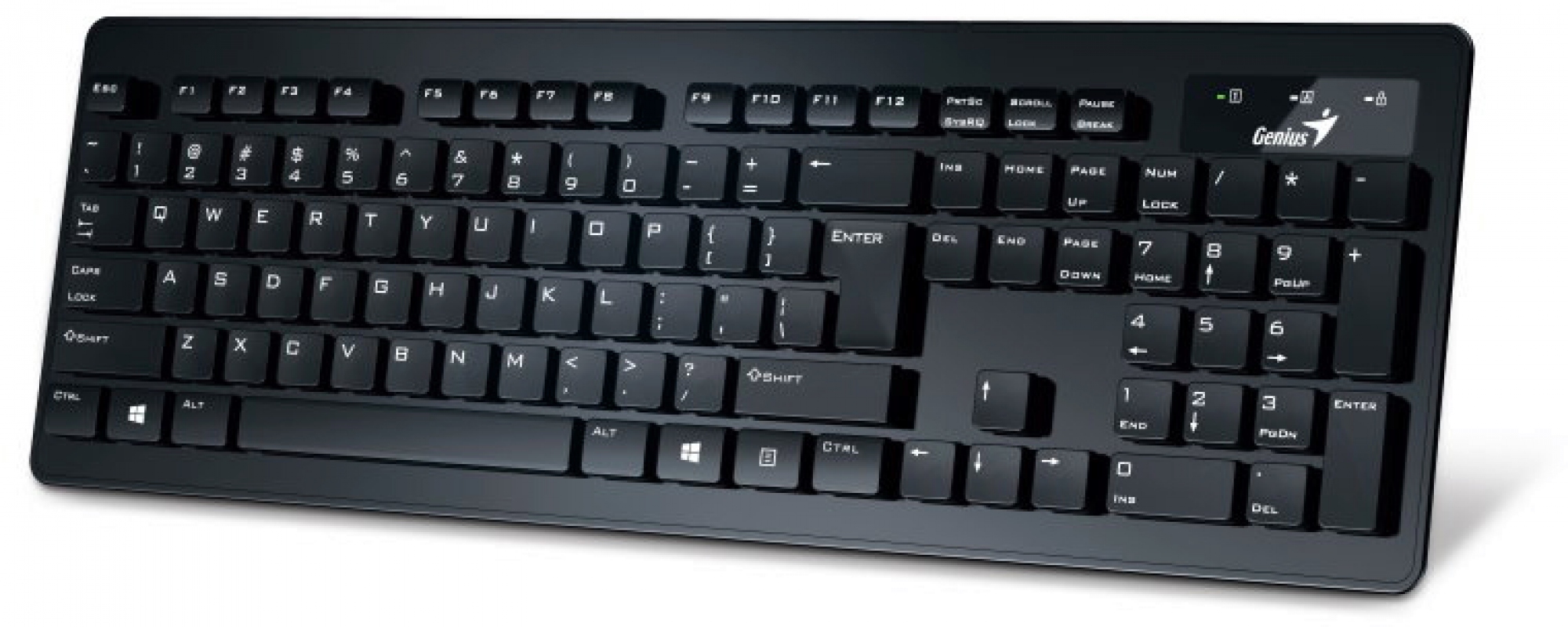 Клавіатура Genius SlimStar 130 USB Black (31300714106)