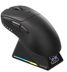 Мишка Ajazz AJ179, Black, Rechargeable, USB, Wireless, Bluetooth