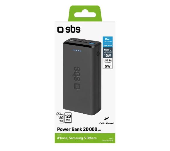 Портативні акумулятори (Power Bank) SBS TTBB20000FAST 20000mAh
