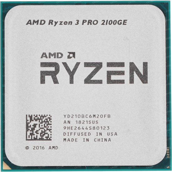 Процесор AMD Ryzen 3 2100GE PRO (3.2GHz, 4 cores, AM4) (YD210BC6M2OFB) Tray