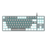 Клавіатура Aula F3287 White/Grey Mechanical, keycap KRGD blue (6948391240688) USB