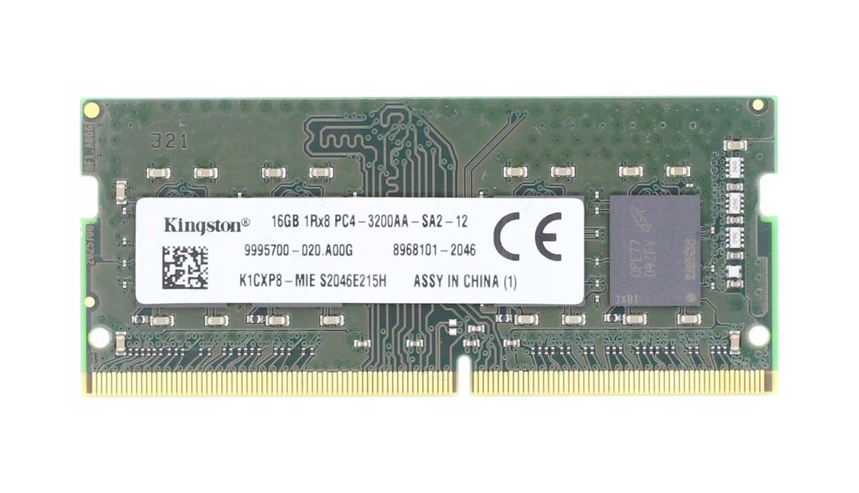Модуль пам'яті SoDDR 4 16GB 3200 MHz 1.2v Kingston (K1CXP8-MIB)