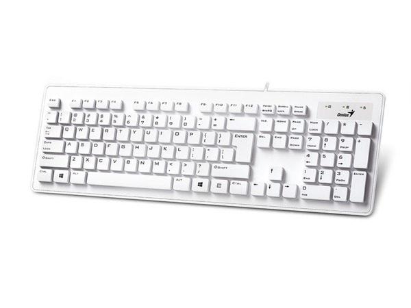 Клавіатура Genius SlimStar 130 USB White (31300726104)