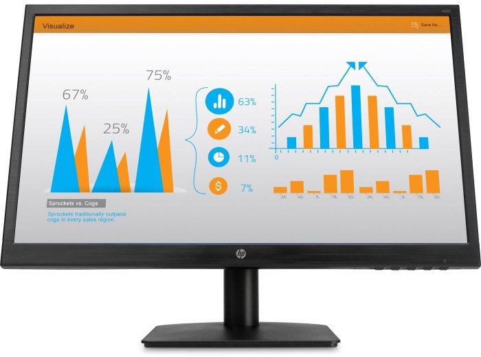 22" Монітор HP N223, (TN, HDMI, VGA ), (3WP71AA)