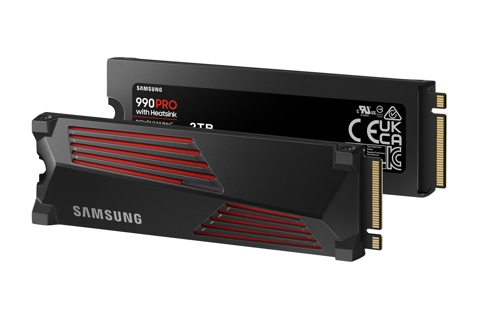 Накопичувач M.2 SSD 2TB Samsung 990 Pro with Heatsink V-NAND (TLC), 7450/6900MB/s (MZ-V9P2T0CW)
