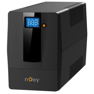 Джерело безперебійного живлення NJOY Horus Plus 2000VA/1200Вт, 4xSchuko, LCD, plastic (PWUP-LI200H1-AZ01B)