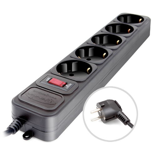Мережевий фільтр Gemix SP18RTL 1.8 м