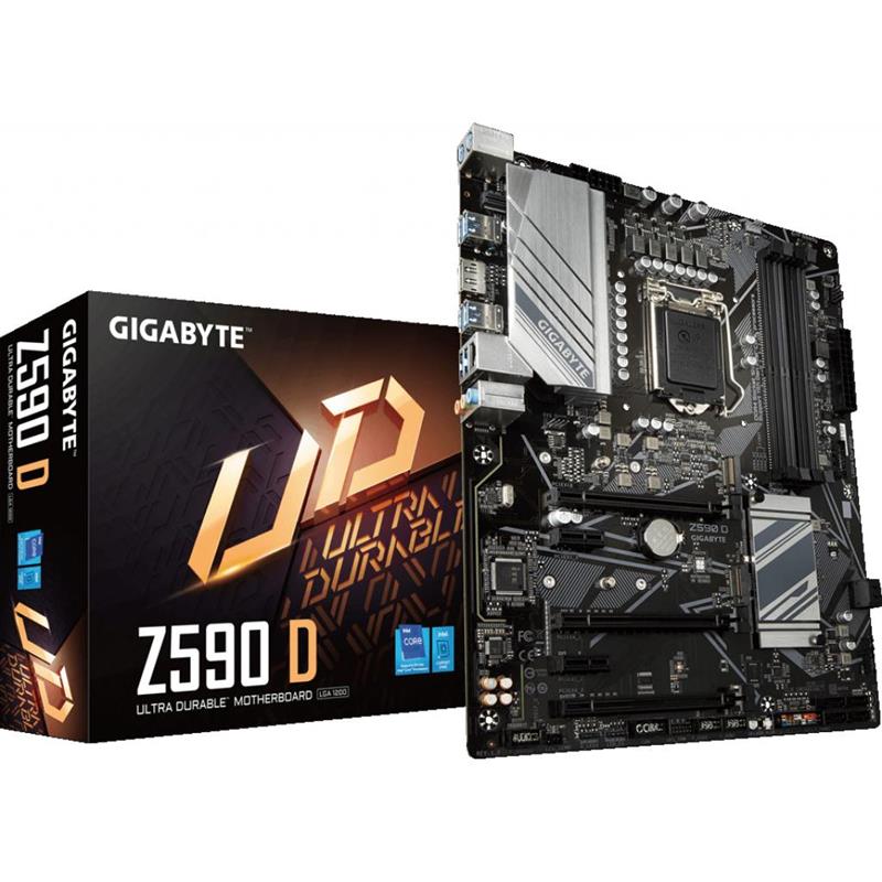 Материнська плата Gigabyte Z590 D (s1200, Intel Z590, PCI-Ex16)