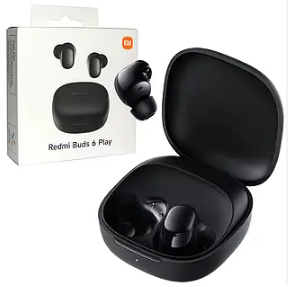 Навушники бездротові Bluetooth Xiaomi Redmi Buds 6 Play Black (BHR8776GL)