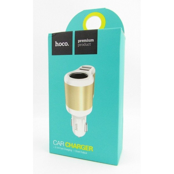 Автомобільний адаптер Hoco UC206