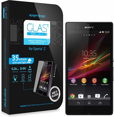 Захисне скло на Sony Xperia Z1 Glass T