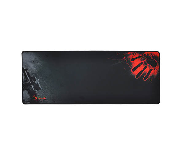 Килимок для мишки Bloody Handprint 300*800мм, товщина 3,0 мм, прошитий, Black/Red (YT-MBH/B38)