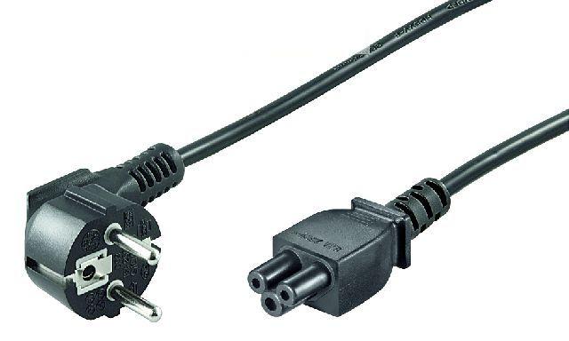 Кабель Power для ноутбука IEC C5, 1.8M, 0.75mm, для ноутбука, мідь (PC-186 CEE7/7-IECC5CU18)
