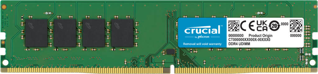 Модуль пам'яті DDR4 16GB 3200 MHz Crucial (CT16G4DFRA32A)