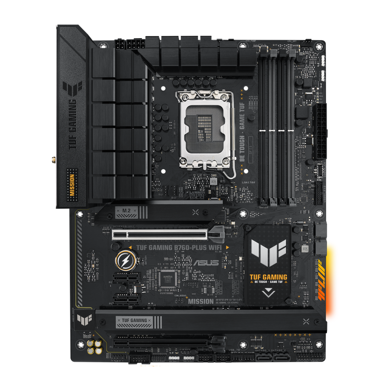 Материнська плата Asus TUF GAMING B760-PLUS WIFI (s1700, Intel B760, 4xDDR5, PCI-E 4.0x16, 2x M.2)