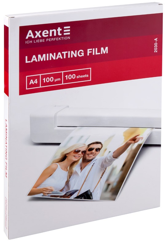 Плівка для ламінаторів Axent 2030-A, A4-, прозора