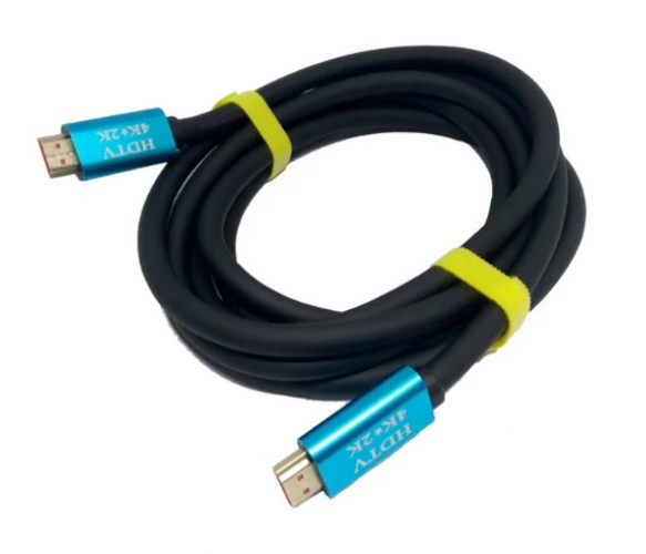 Кабель для монітора HDMI - HDMI, 5 м, v2.0, 4Kx2K, 2 фільтра, (YT-HDMI(M)/(M)4KV2.0-5.0m)