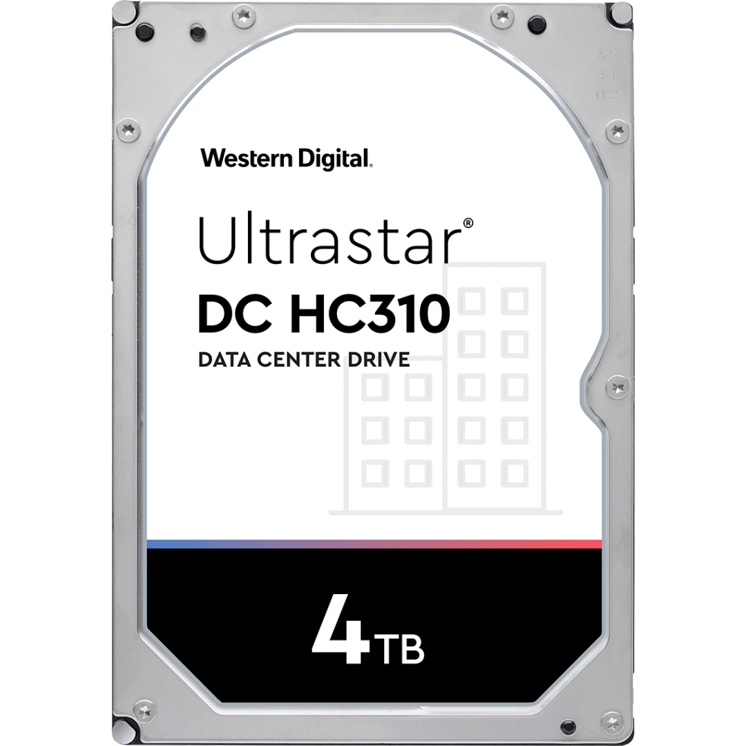 Жорсткий диск HDD 4TB 7200 WD SATA3 256Mb, Ultrastar DC HC310 (HUS726T4TALE6L4/0B36040) 