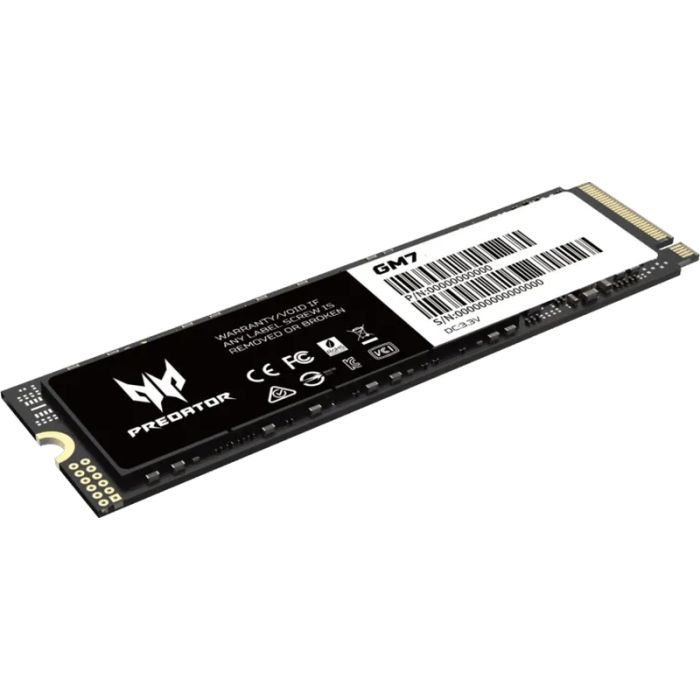 Накопичувач M.2 SSD 1TB Acer GM7 Predator, NVMe PCIe 4.0 x4 7200 mb/s (BL.9BWWR.118)