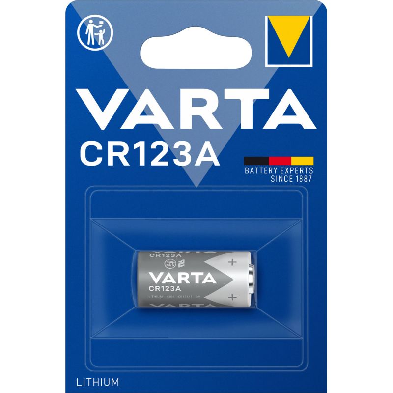 Батарейка CR123A 3V VARTA (1шт.)