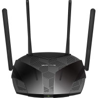 Маршрутизатор Mercusys MR80X (AX3000 Wi-Fi 6 (802.11ax), 1хGE WAN, 3хGE LAN, MU-MIMO, 4 антени)
